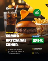 Copa Hamburgueria Social Media Figma Editável