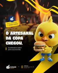 Copa Hamburgueria Social Media Figma Editável