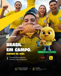 Copa Hamburgueria Social Media Figma Editável