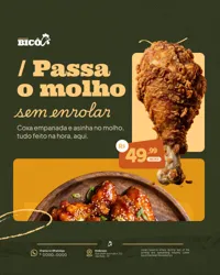 Frango Frito Restaurante Social Media Figma Editável