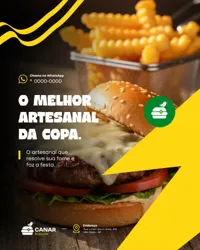 Copa Hamburgueria Social Media Figma Editável
