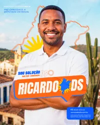 Campanha Eleição Política Deputado Estadual Social Media PSD Editável