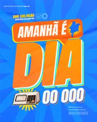 Campanha Eleitoral Política Eleição Amanhã é Dia Social Media PSD Editável