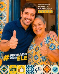 Campanha Política Eleição Deputado Estadual PSD Editável