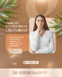 Social Media Agende Estética PSD Editável