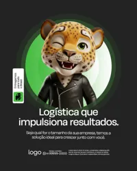 Social Media Transportadora e Logística PSD Editável