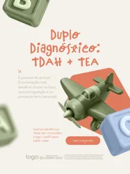 Social Media TDAH e TEA PSD Editável