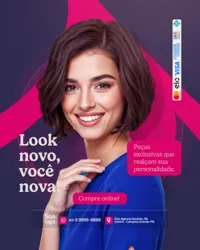 Social Media Loja de Roupas PSD Editável