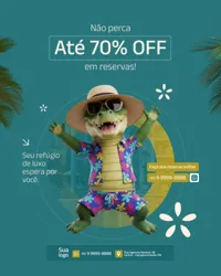 Resort Social Media PSD Editável