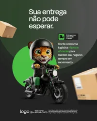 Social Media Transportadora e Logística PSD Editável