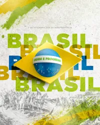 Dia da Independência do Brasil 07 de Setembro Social Media PSD Editável