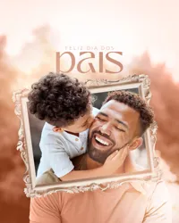 Feliz Dia dos Pais 09 de Agosto Social Media PSD Editável