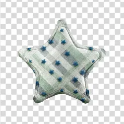 Estrela Branca Xadrez PNG Transparente