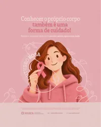 Outubro Rosa Mês De Conscientização Sobre O Câncer De Mama Social Media PSD Editável