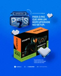 Semana dos Pais para Loja de Informática Upgrade no Setup Social Media PSD Editável