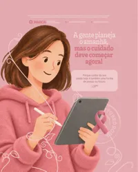 Outubro Rosa Mês De Conscientização Sobre O Câncer De Mama Social Media PSD Editável