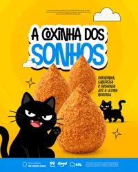 Lanchonete Social Media PSD Editável