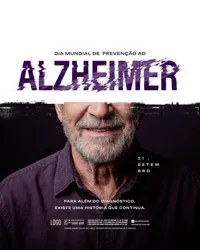 Dia Mundial de Conscientização da Doença de Alzheimer 21 de Setembro PSD Editável
