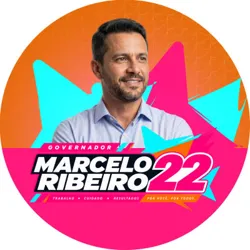 Praguinha Eleitoral Adesivo Redondo Política PSD Editável