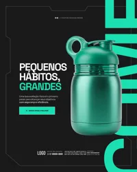Academia Social Media PSD Editáve