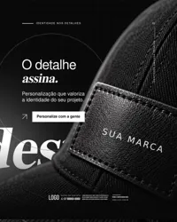 Brindes Personalizados Social Media PSD Editável