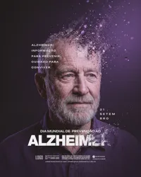 Dia Mundial de Conscientização da Doença de Alzheimer 21 de Setembro PSD Editável