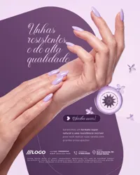 Manicure Social Media PSD Editável