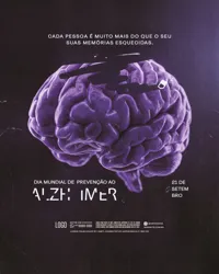 Dia Mundial de Conscientização da Doença de Alzheimer 21 de Setembro PSD Editável