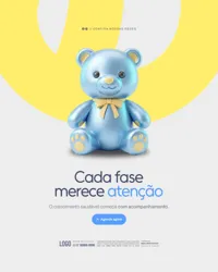 Clínica Pediátrica Pediatra Social Meida PSD Editável