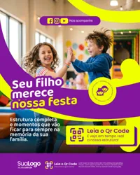 Casa de Festa Infantil Social Media Figma Editável
