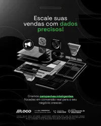 Escale Sua Vendas Agência de Marketing Digital Social Media PSD Editável
