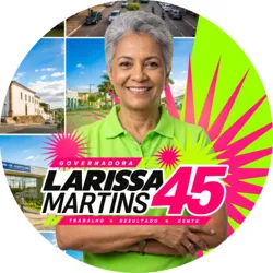 Praguinha Eleitoral Adesivo Redondo Política PSD Editável