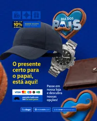 Dia dos Pais Loja de Presentes Social Media PSD Editável