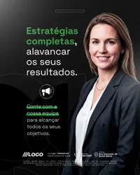 Estratégias Completas Agência de Marketing Digital Social Media PSD Editável