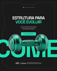 Academia Social Media PSD Editáve