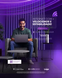 Provedor de Internet Social Media Figma Editavel