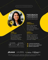 Feedback Cliente Rastreamento Veicular Social Media PSD Editável