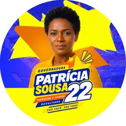 Praguinha Eleitoral Adesivo Redondo Política PSD Editável