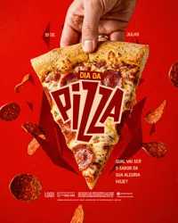 Dia da Pizza 10 de Julho Social Media PSD Editável