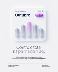 Controle Total Banco Digital Social Media PSD Editável