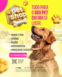 Pet Shop Social Media PSD Editável