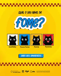 Lanchonete Social Media PSD Editável