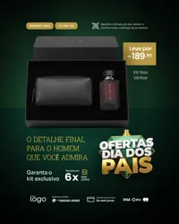 Ofertas do Dia dos Pais Perfumaria Social Media PSD Editável