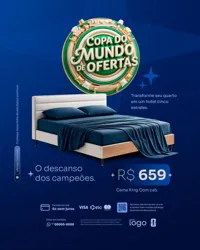 Copa do Mundo de Ofertas Loja de Móveis Social Media PSD Editável