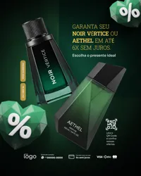 Ofertas do Dia dos Pais Perfumaria Social Media PSD Editável