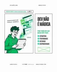 Desenvolvimento Web Social Media Media Editável