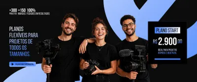Carrossel Produtora de Vídeos Social Media Figma Editável