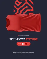 Loja de Roupa Fitness Social Media PSD Editável