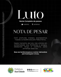 Prefeitura Municipal Nota Pesar Media PSD Editável