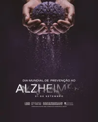 Dia Mundial de Conscientização da Doença de Alzheimer 21 de Setembro PSD Editável